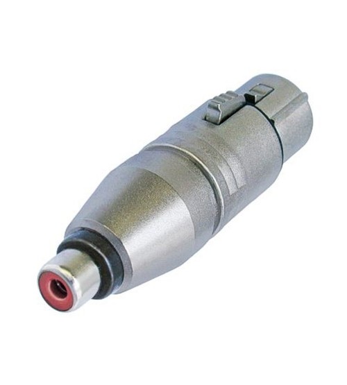 Neutrik NA2FPMF 3 Pin Female XLR to Female RCA Adapter